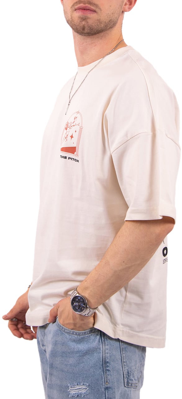 OFF THE PITCH Passage Oversized Fit Tee Beige