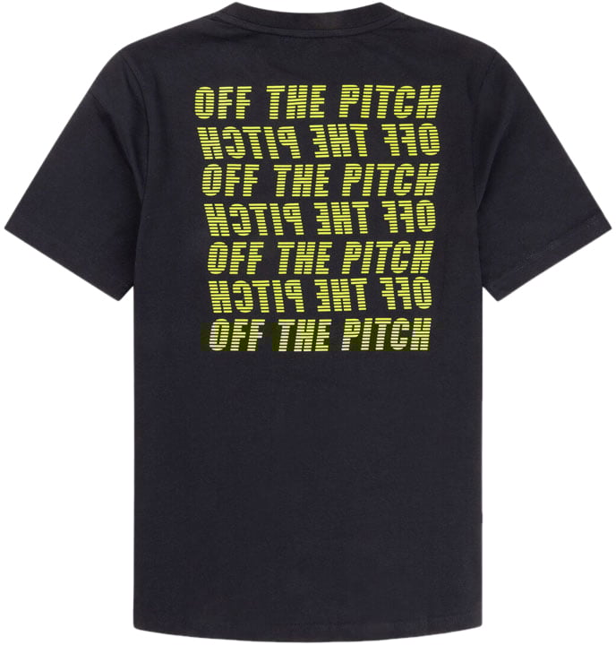 OFF THE PITCH OFF THE PITCH Duplicate Slim Fit Tee Zwart