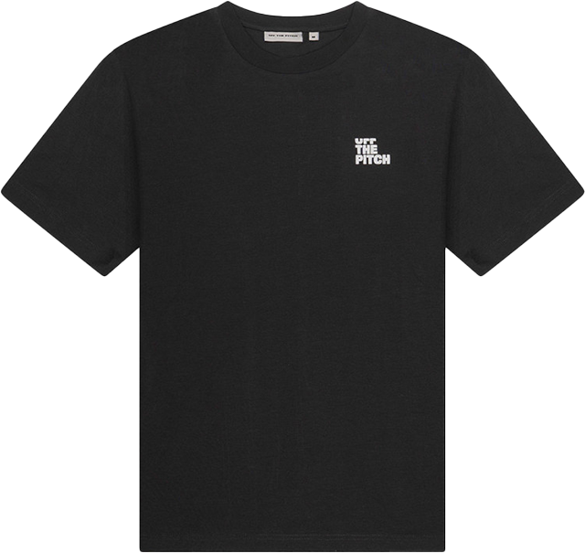 OFF THE PITCH OFF THE PITCH Landscape Regular Tee Zwart
