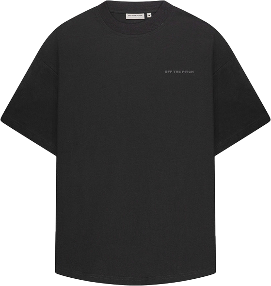 OFF THE PITCH OFF THE PITCH Season Oversized Tee Zwart