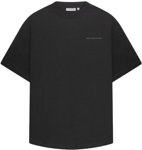 OFF THE PITCH Season Oversized Tee Zwart