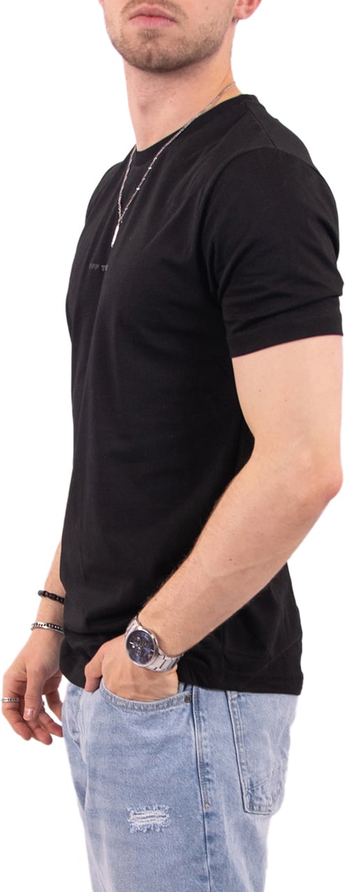 OFF THE PITCH Botanic Slim Fit Tee Zwart