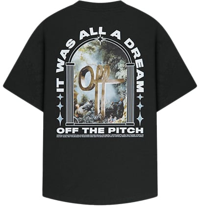 OFF THE PITCH Passage Oversized Fit Tee Zwart
