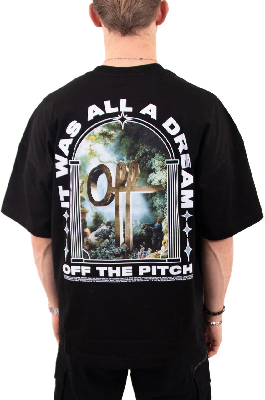 OFF THE PITCH Passage Oversized Fit Tee Zwart