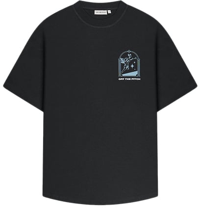 OFF THE PITCH Passage Oversized Fit Tee Zwart