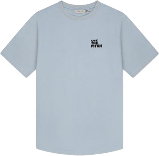 OFF THE PITCH OFF THE PITCH Fullstop Slim Fit Tee Blauw