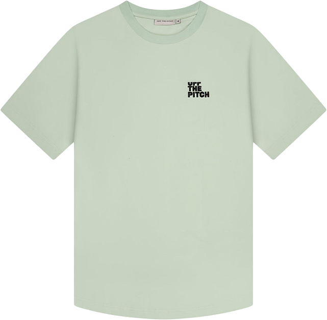 OFF THE PITCH OFF THE PITCH Fullstop Slim Fit Tee Groen