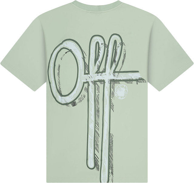 OFF THE PITCH OFF THE PITCH Landscape Regular Tee Groen