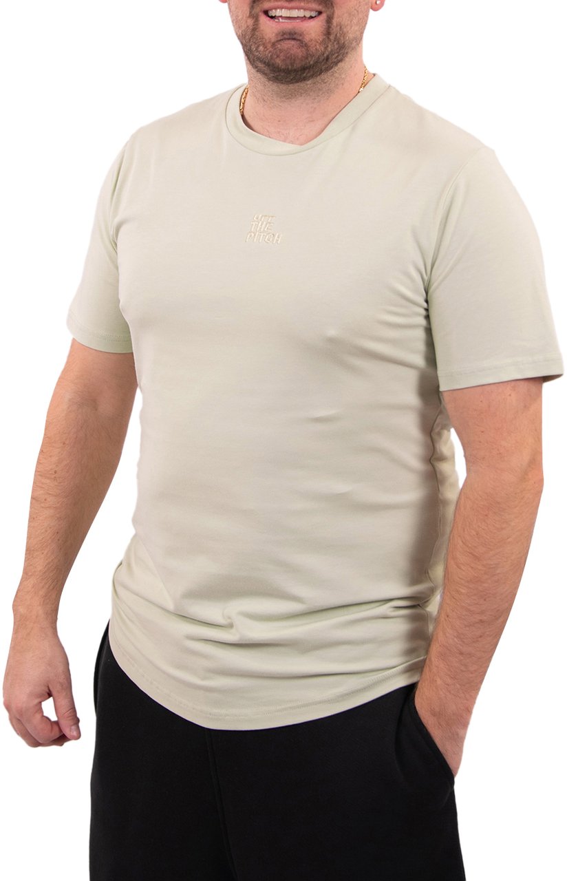 OFF THE PITCH OFF THE PITCH Blossom Slim Fit Tee Groen