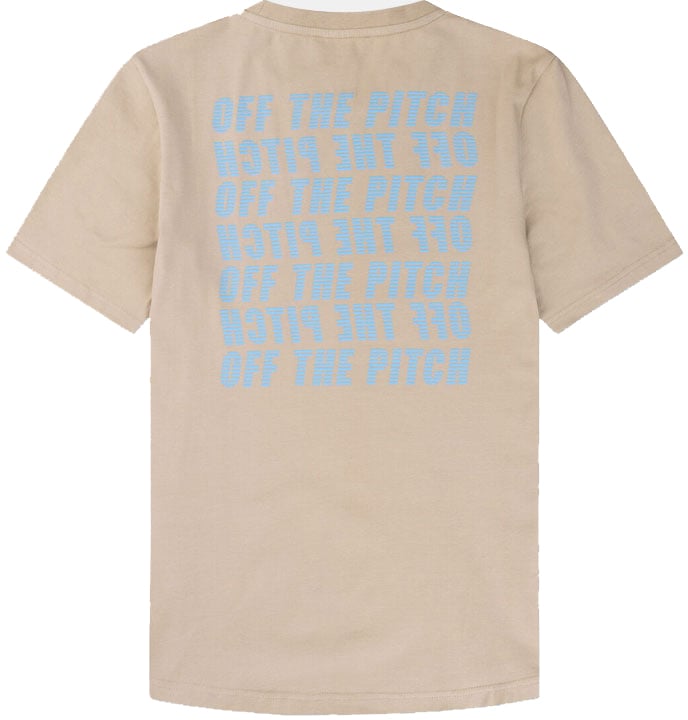 OFF THE PITCH OFF THE PITCH Duplicate Slim Fit Tee Beige