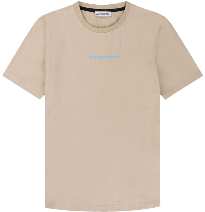 OFF THE PITCH OFF THE PITCH Duplicate Slim Fit Tee Beige