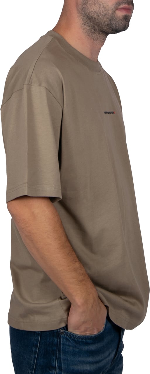 OFF THE PITCH OFF THE PITCH Fragile World Loose Fit Tee Beige