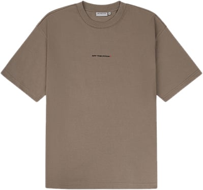 OFF THE PITCH OFF THE PITCH Fragile World Loose Fit Tee Beige