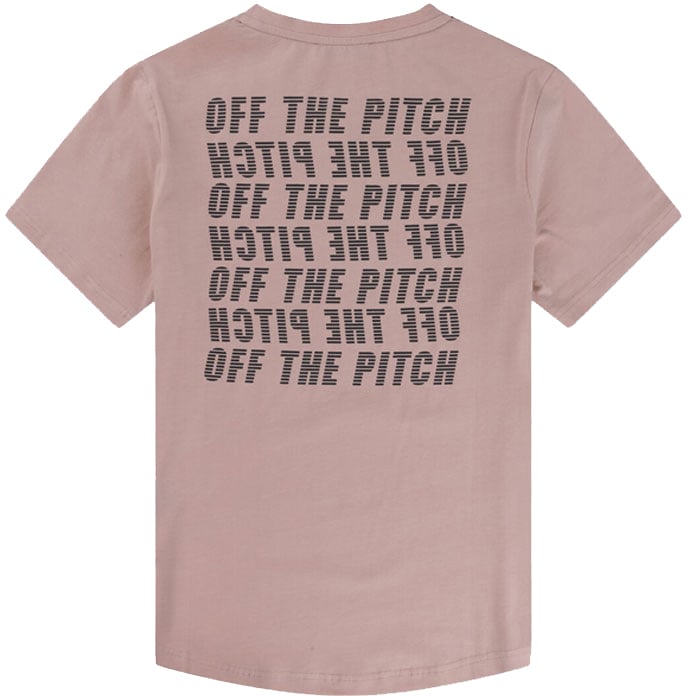 OFF THE PITCH OFF THE PITCH Duplicate Slim Fit Tee Roze