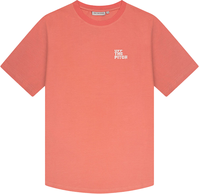 OFF THE PITCH OFF THE PITCH Fullstop Slim Fit Tee Roze