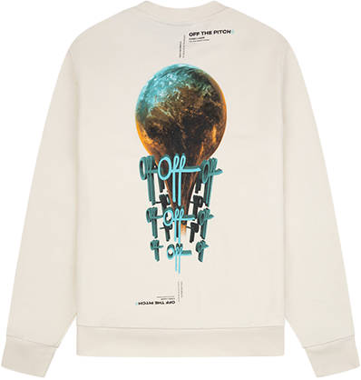 OFF THE PITCH OFF THE PITCH World Crewneck Beige