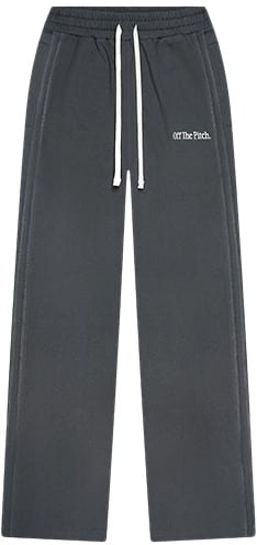 OFF THE PITCH OFF THE PITCH Raw Edge Panel Pants Grijs