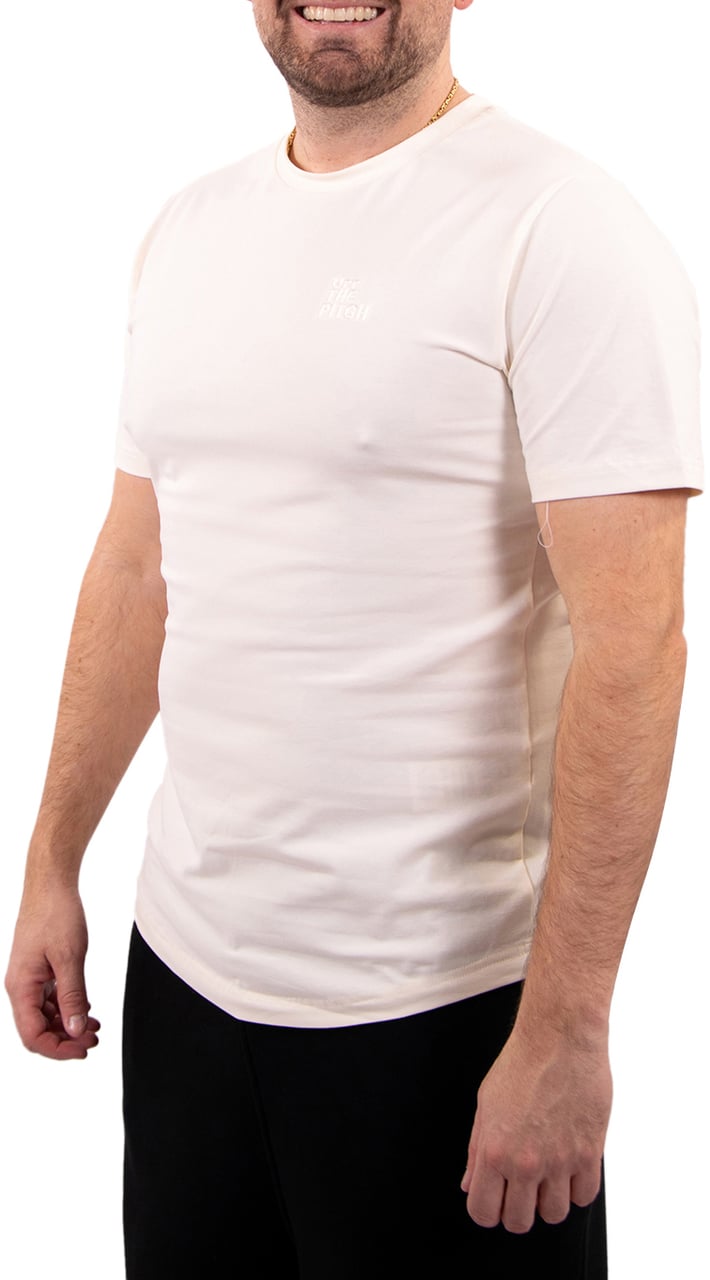 OFF THE PITCH Blossom Slim Fit Tee Beige