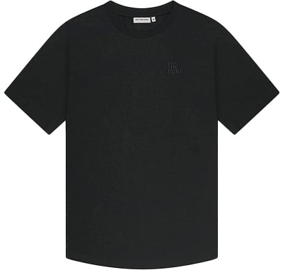 OFF THE PITCH OFF THE PITCH Blossom Slim Fit Tee Zwart