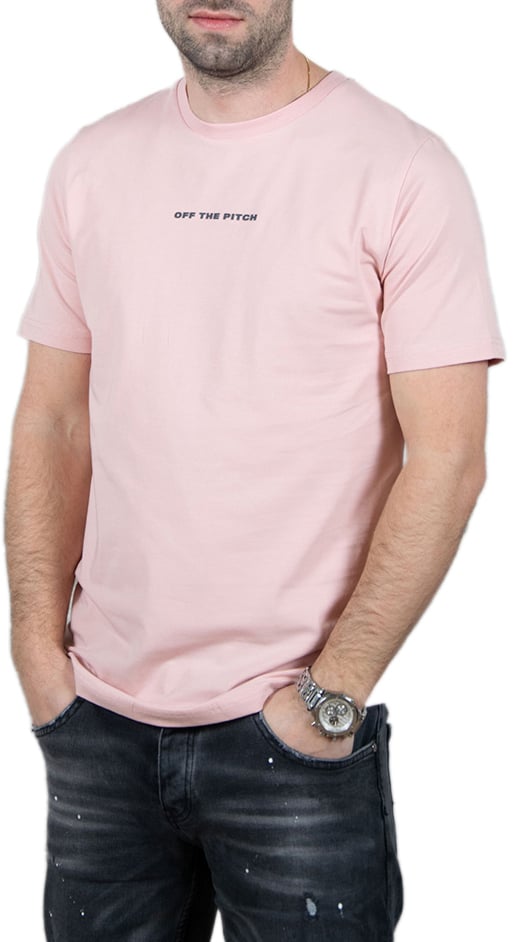 OFF THE PITCH Duplicate Slim Fit Tee Roze
