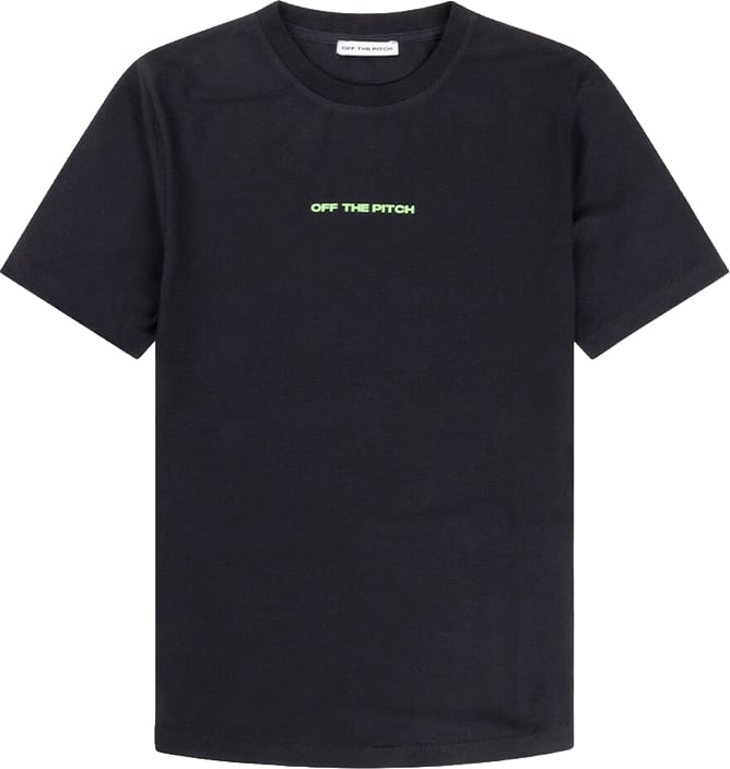 OFF THE PITCH Duplicate Slim Fit Tee Zwart