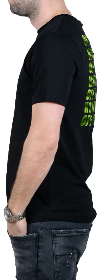 OFF THE PITCH Duplicate Slim Fit Tee Zwart