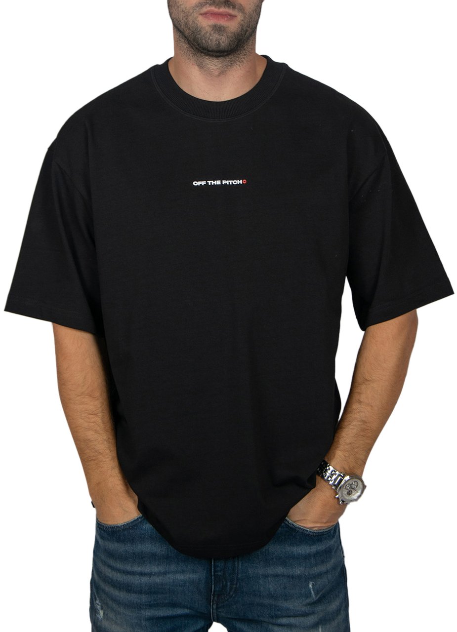 OFF THE PITCH Fragile World Loose Fit Tee Zwart