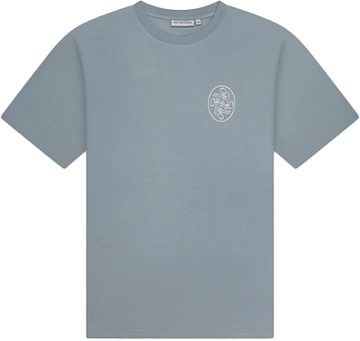 OFF THE PITCH OFF THE PITCH Never Settle Regular Fit Tee Blauw