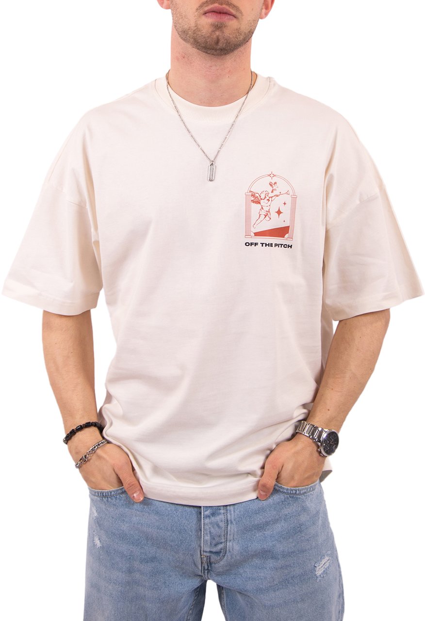 OFF THE PITCH Passage Oversized Fit Tee Beige