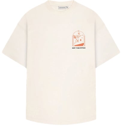 OFF THE PITCH Passage Oversized Fit Tee Beige