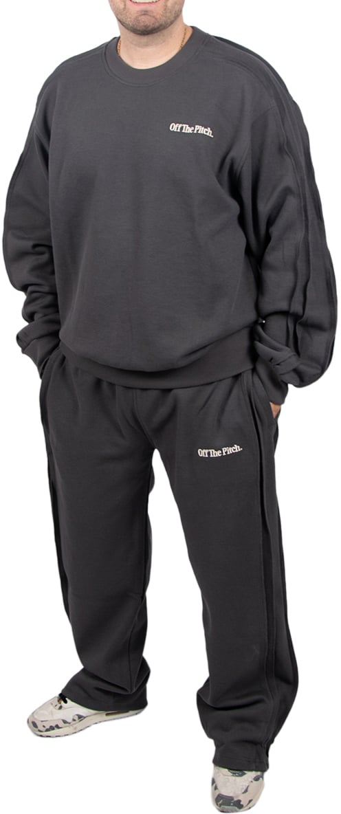 OFF THE PITCH Raw Edge Panel Pants Grijs