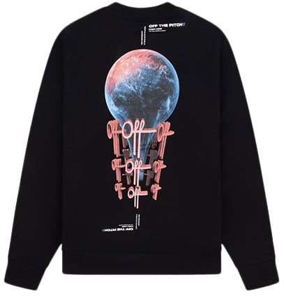 OFF THE PITCH OFF THE PITCH World Crewneck Zwart