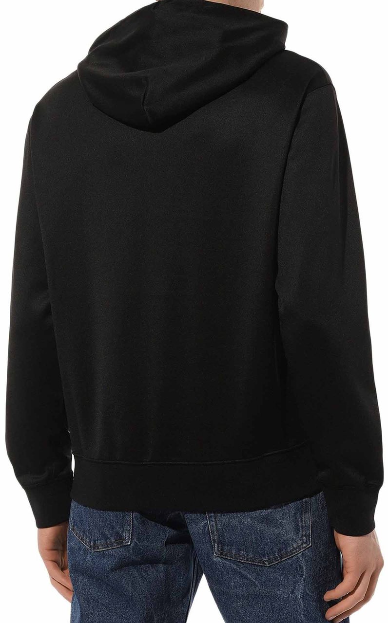 OFF-WHITE Off-White Hooded Logo Sweatshirt Zwart