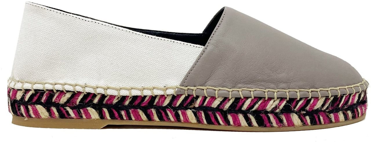OFF-WHITE Off-White Leather Espadrilles Beige
