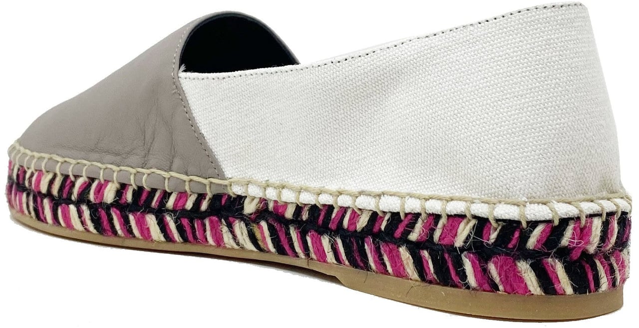 OFF-WHITE Off-White Leather Espadrilles Beige