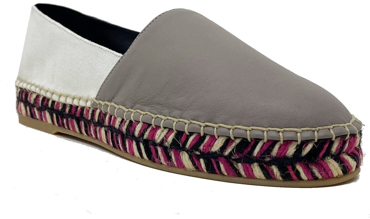 OFF-WHITE Off-White Leather Espadrilles Beige