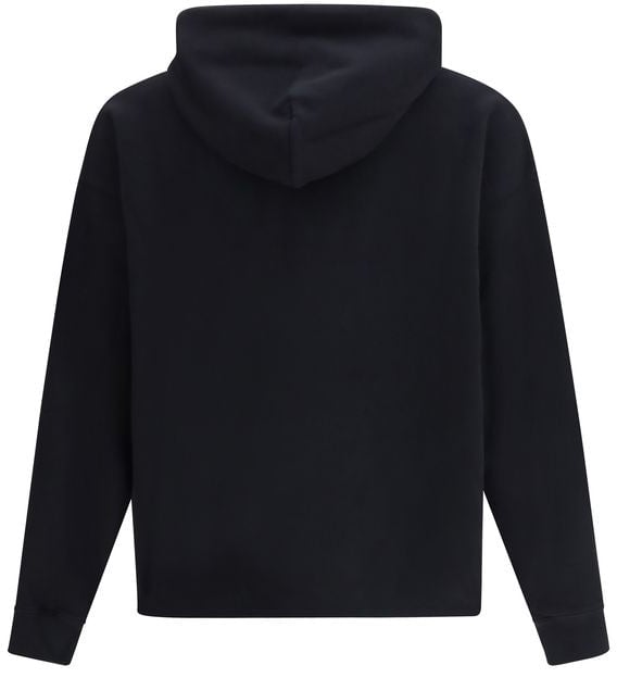 Off-White Black Cotton Sweatshirt Zwart