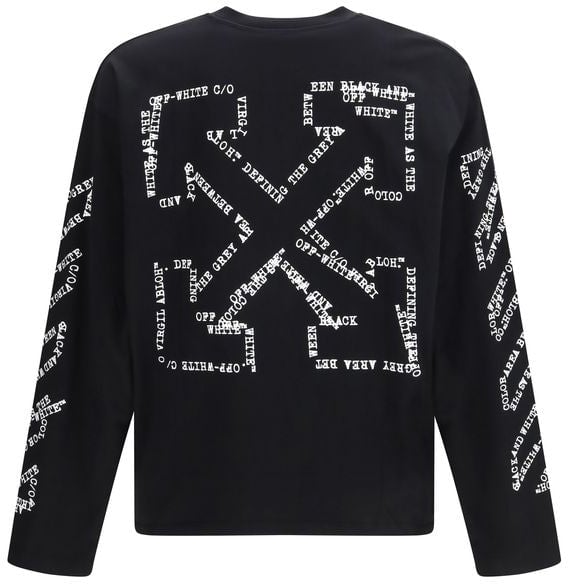 Off-White Black Cotton Sportswear Zwart