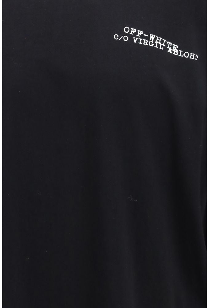 Off-White Black Cotton Sportswear Zwart