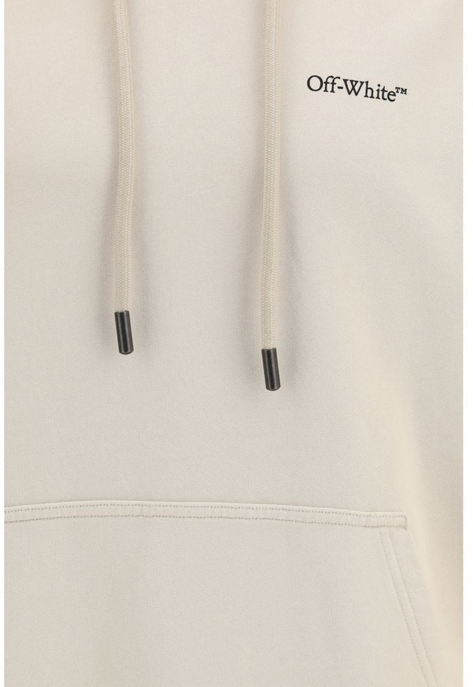 Off-White Beige Cotton Sweatshirt Beige