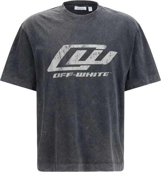 Off-White Gray Cotton Sportswear Wit