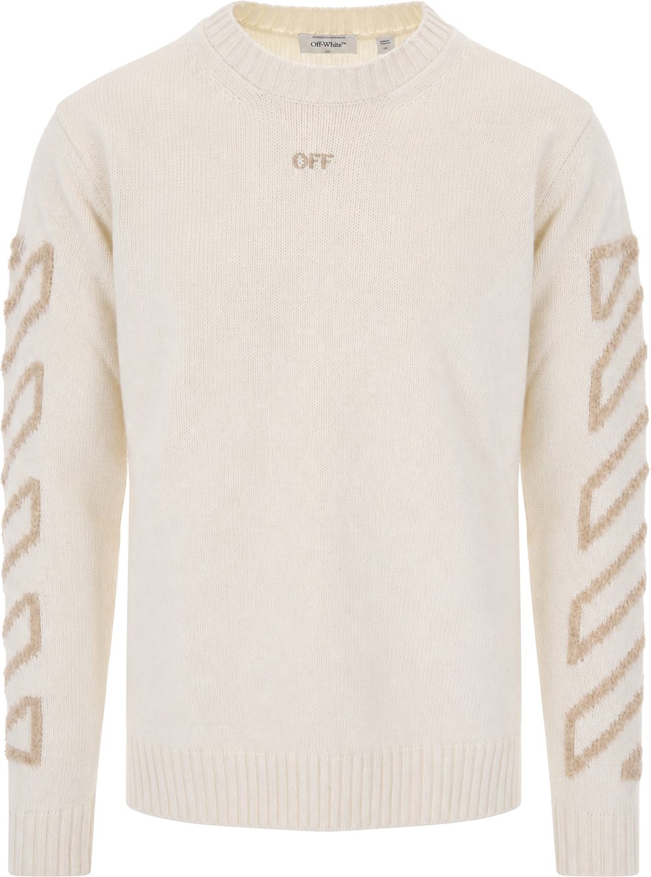 OFF-WHITE Sweaters Cream Wit