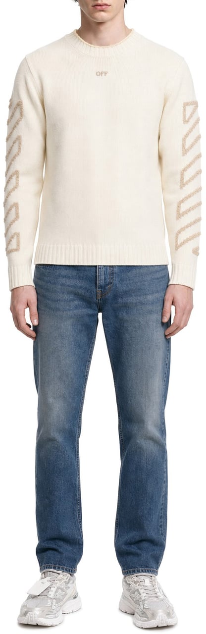 OFF-WHITE Sweaters Cream Wit
