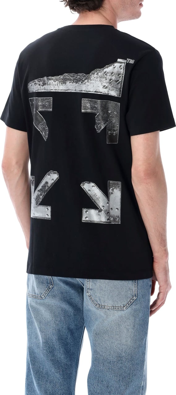 OFF-WHITE Metal Arrow Slim Tee Nero Zwart