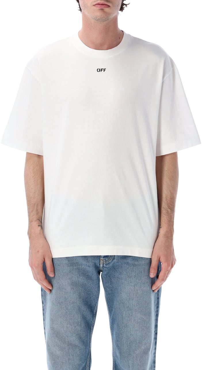 OFF-WHITE Chain Arrow Skate Tee Bianco Wit