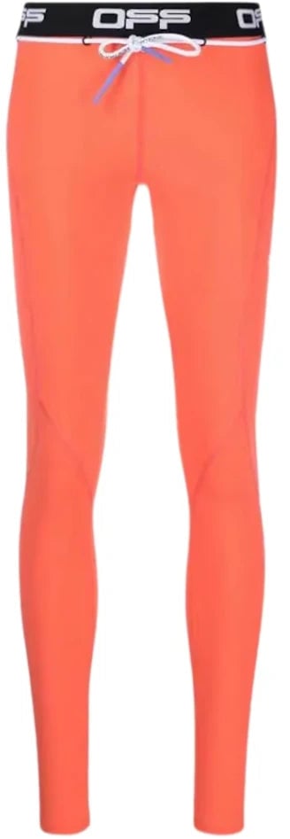 OFF-WHITE Off-White Leggings Orange Woman Dierenprint