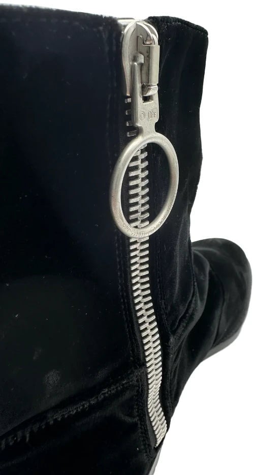 OFF-WHITE Off-White Ankle Boots Black Woman Dierenprint