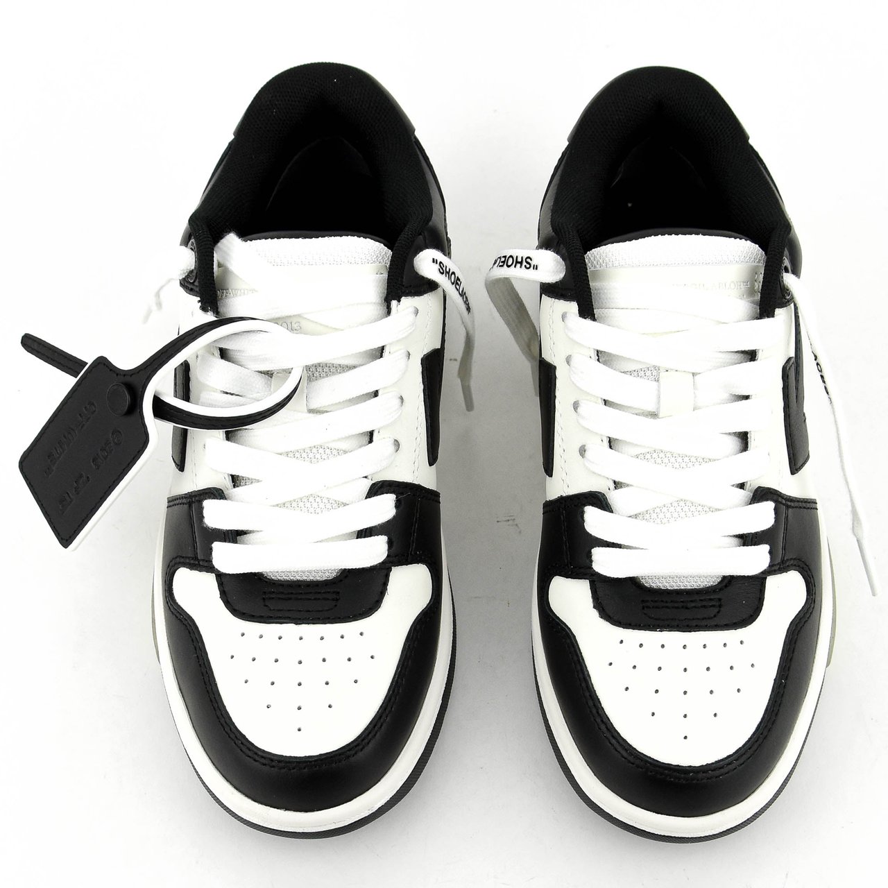 OFF-WHITE Off White Out Off Office Calf Leather White Black Wit