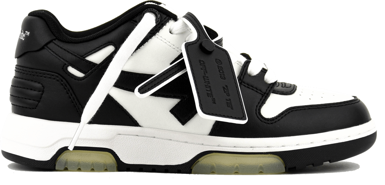 OFF-WHITE Off White Out Off Office Calf Leather White Black Wit