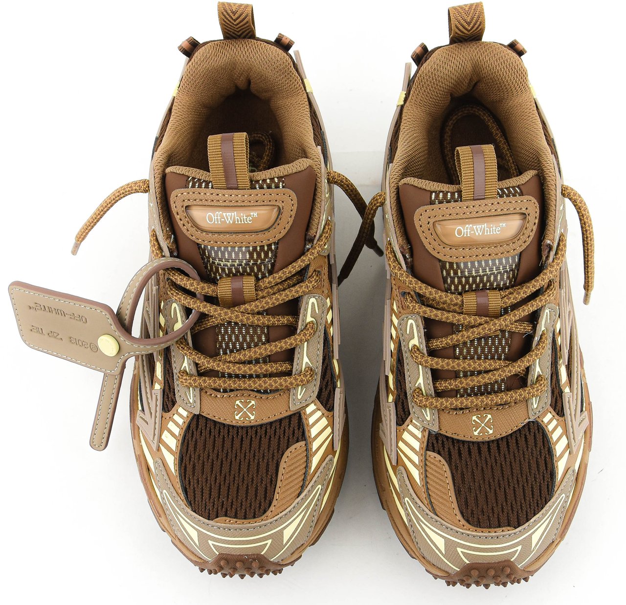 OFF-WHITE Offwhite 'brb' Dark Brown Bruin